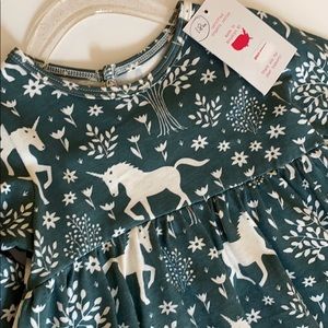 NWT green unicorn dress